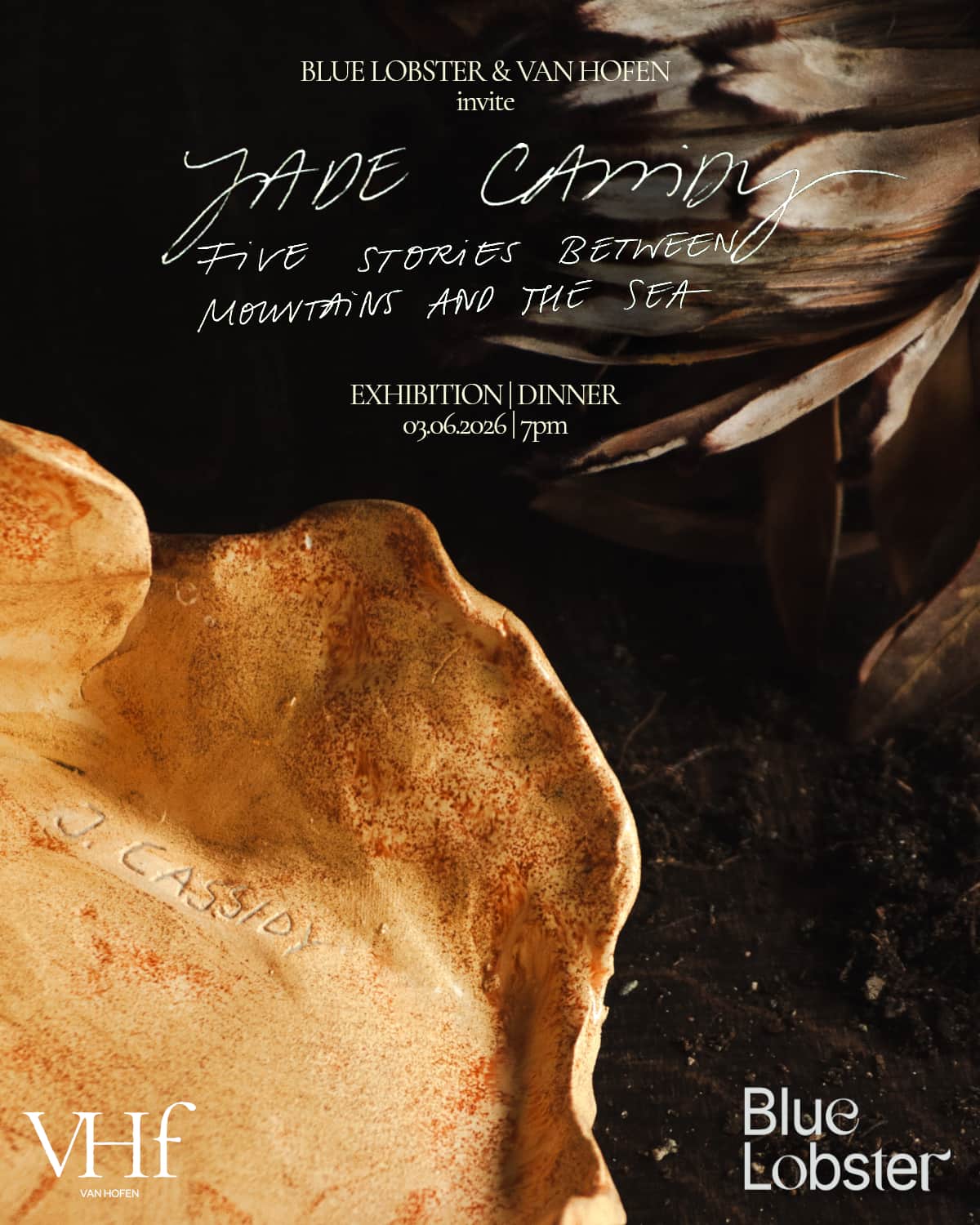 SOLD OUT - Five Stories Between Mountains and The Sea · Art Dinner at Van Hofen
